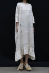 Mutedance 24 Autumn and Winter Long Sleeve Round Neck Lace Dress MD-MD24FW89-hoary MD24FW89 MD24FW90